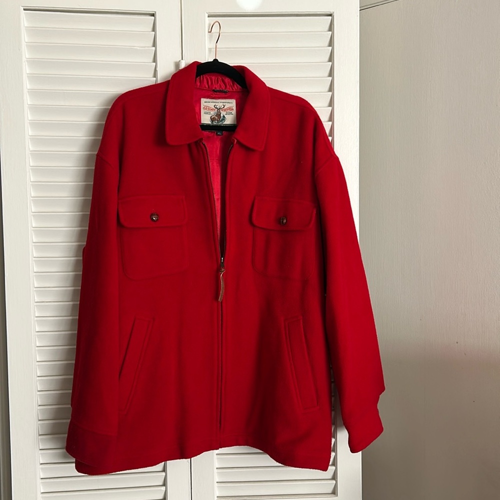 XL Rare Vintage “Old School Sportswear” Wool Blend Coat  - Great Condition